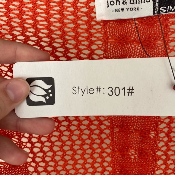 NWT Jon & Anna Knit Cardigan Orange - Picture 3 of 6